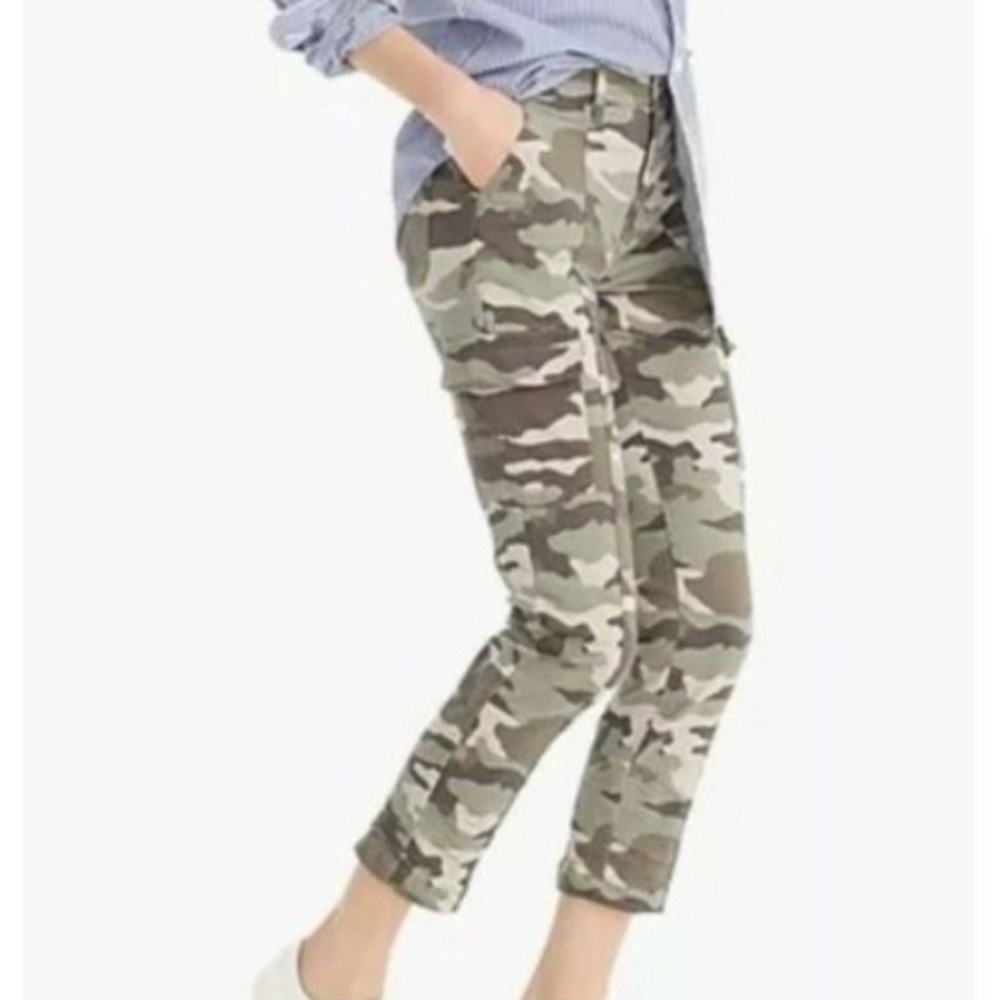 J.Crew vintage straight cargo pants in camo